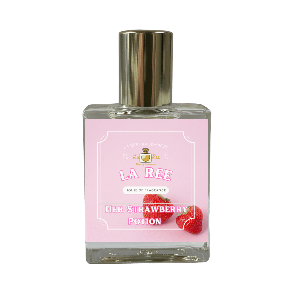 Her StrawberryPotion bottle