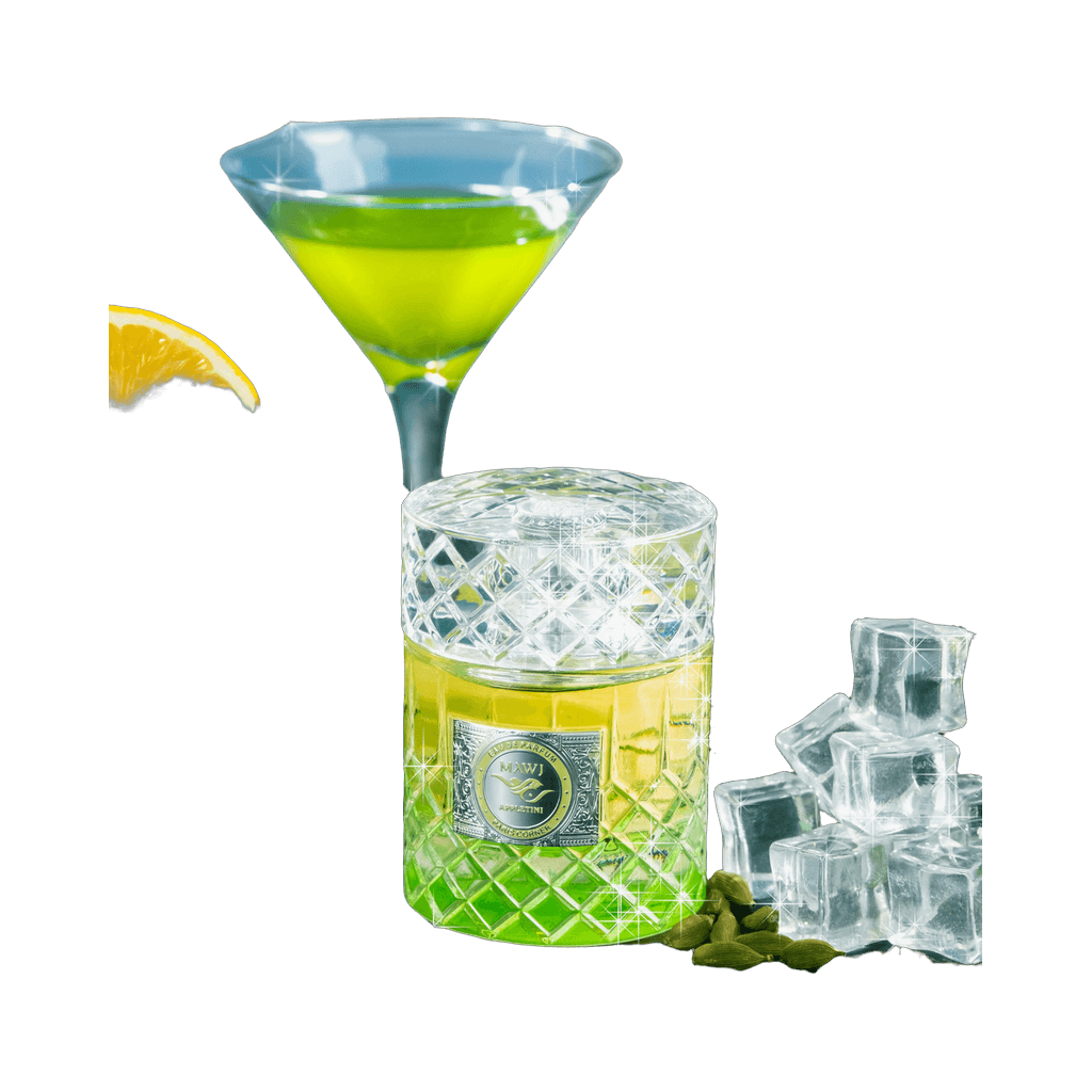 MAWJ appletini bottle
